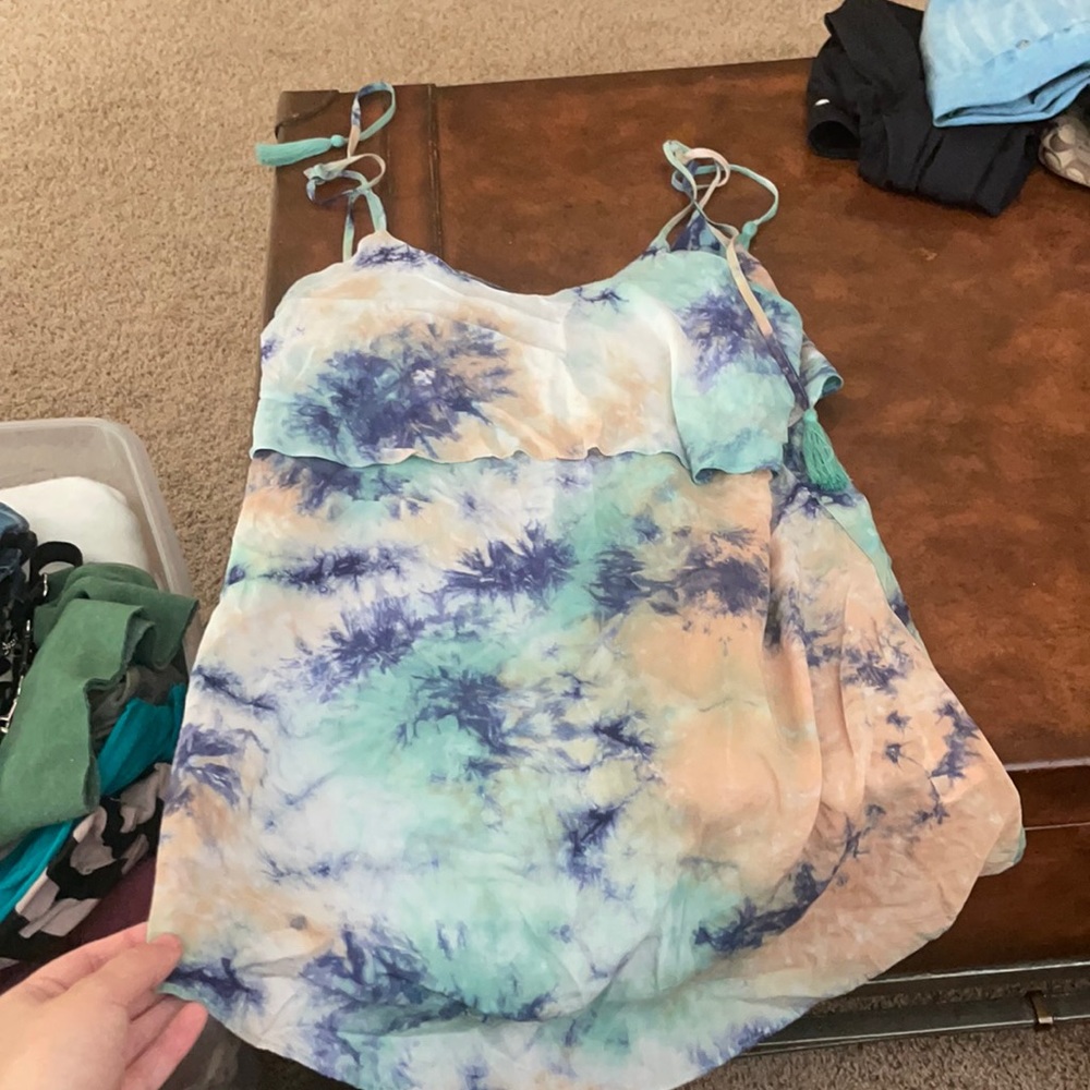 flowy mini dress